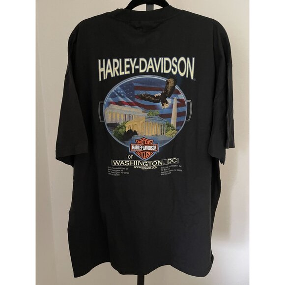 Like New Harley-Davidson Rolling Thunder XXIV Memorial Day Weekend T-Shirt Washi - Picture 2 of 5